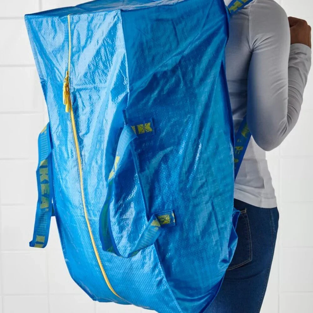 Set of 4 - Frakta Large 19 Gallon Blue IKEA Zip Bags